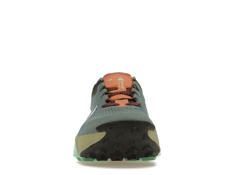 Nike ZoomX Zegama Trail Light Slate Grey Glow Green Bone Black