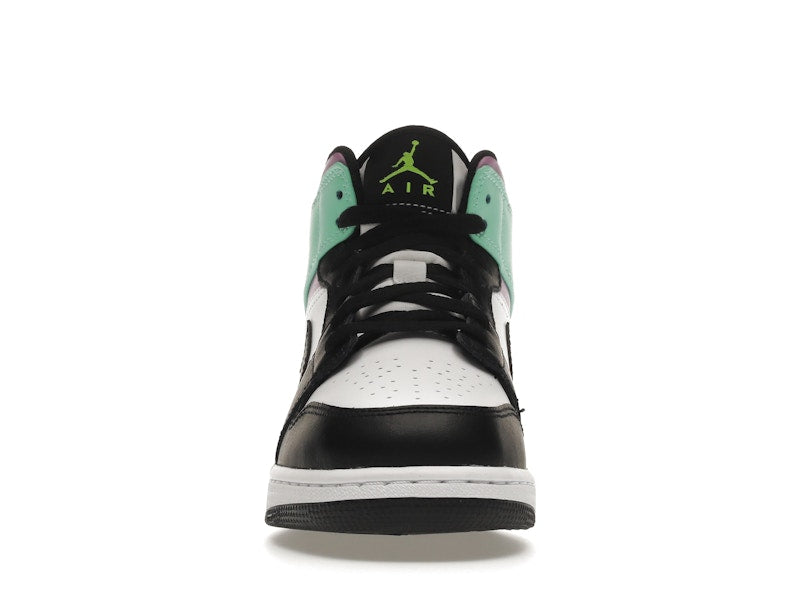 Jordan 1 Mid Pastel Black Toe (GS)