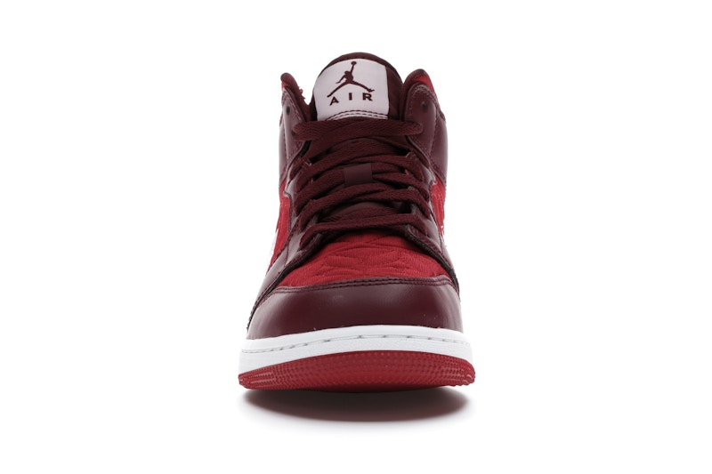 Jordan 1 Mid SE Red Quilt (GS)