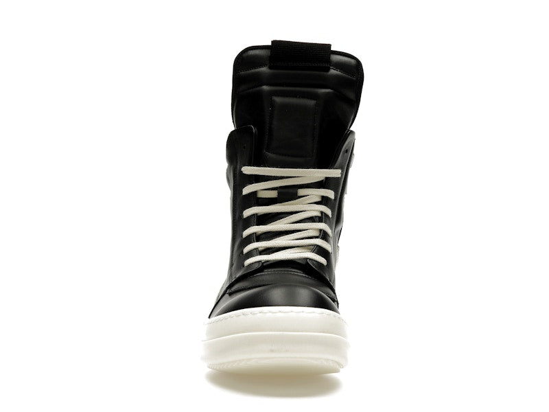 Rick Owens Strobe Geobasket High Black Milk