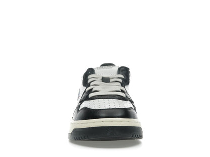 Autry Medalist Leather Low White Black (Women's)