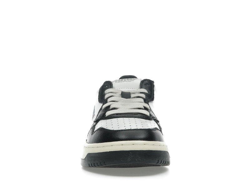 Autry Medalist Leather Low White Black (Women's)