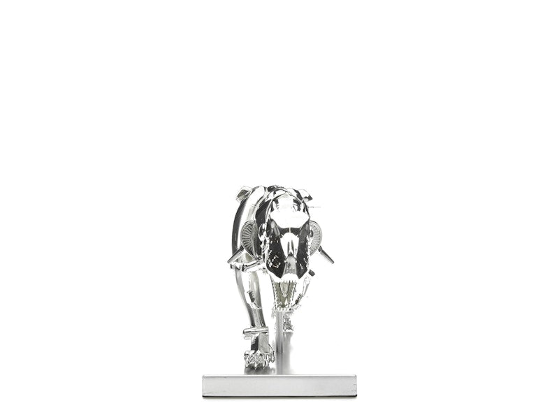 Hajime Sorayama T-Rex Cyborg Dinosaur Figure Silver
