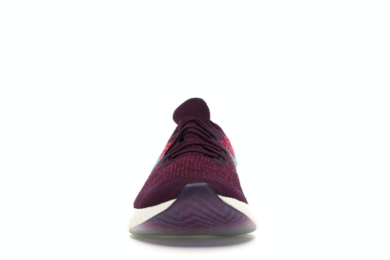 Nike Epic React Flyknit Bordeaux Hyper Jade (Women's)