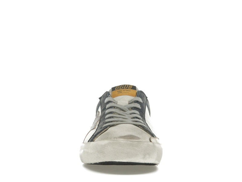 Golden Goose Super Star White Dark Blue Gun Metal
