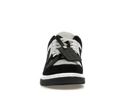 OFF-WHITE Out Of Office OOO Low Tops White Black Suede