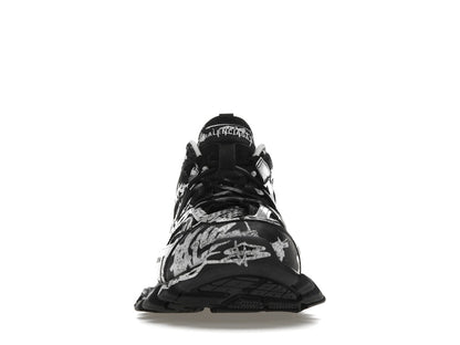 Balenciaga Track Graffiti Black White