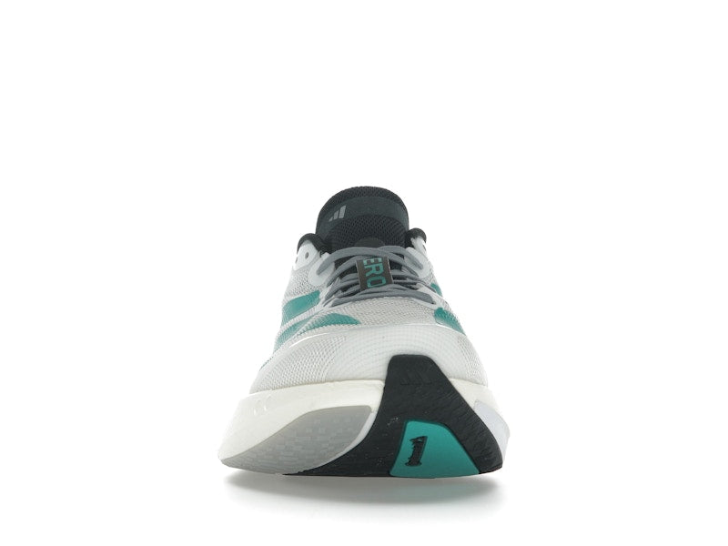 adidas Adizero Boston 13 White Pure Teal