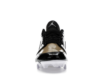 Jordan 1 Low TD Cleat Patent Gold Toe