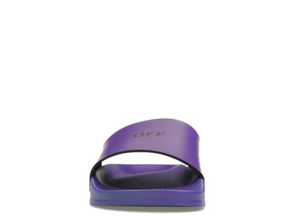 OFF-WHITE Off Stamp Slide Dark Violet Black (Women's)