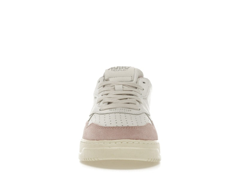 Autry Medalist Leather Low White Powder (Women's)