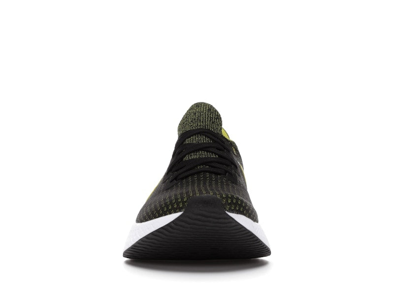 Nike React Infinity Run Flyknit Black Sonic Yellow