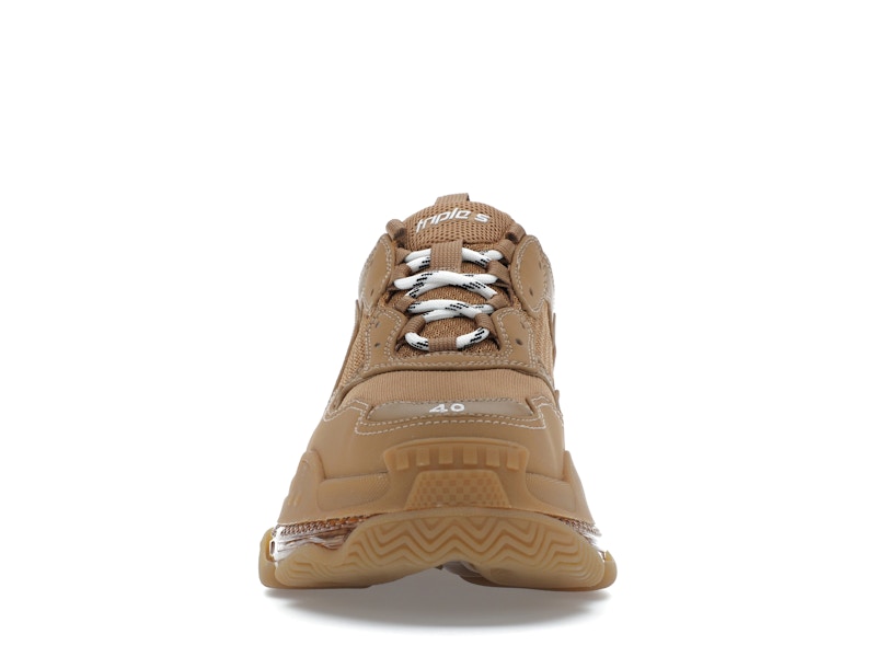 Balenciaga Triple S Clear Sole Light Camel (Women's)