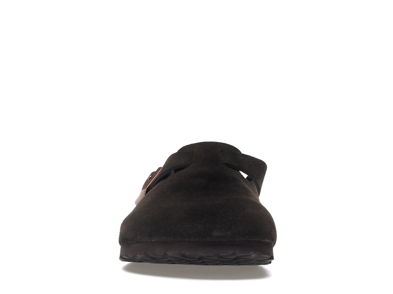 Birkenstock Boston Soft Footbed Suede  Mocha