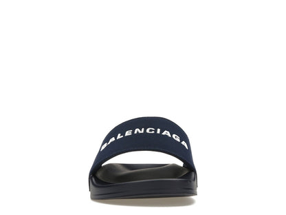 Balenciaga Pool Slide Navy