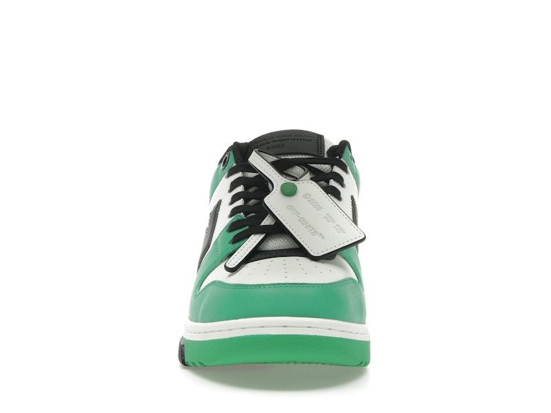 OFF-WHITE Out Of Office "OOO" Low Tops Green Black