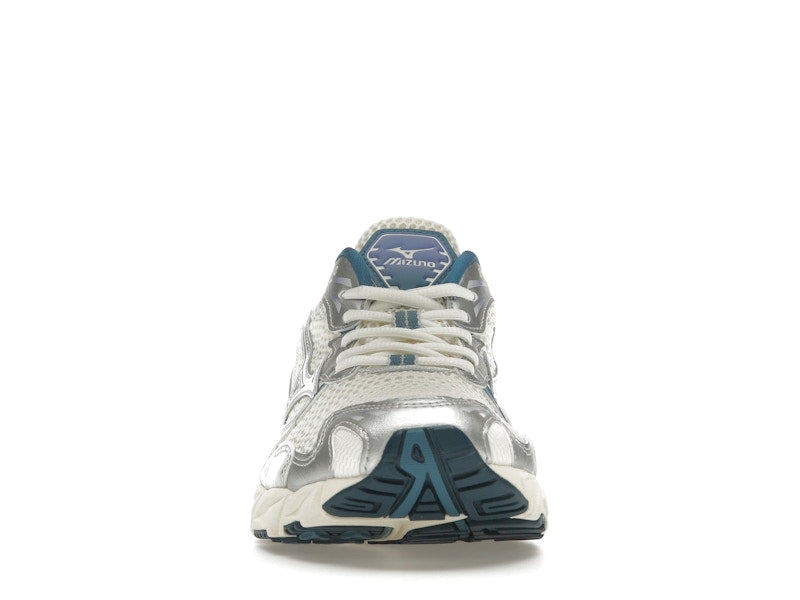 Mizuno Wave Rider 10 White Silver Blue