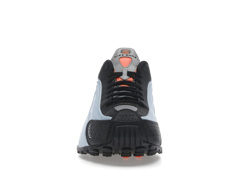 Nike Shox R4 Blue Tint Total Orange Black Metallic Silver (Women's)