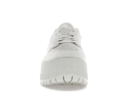 Jordan 1 Low Brooklyn Light Bone Metallic Silver (Women's)