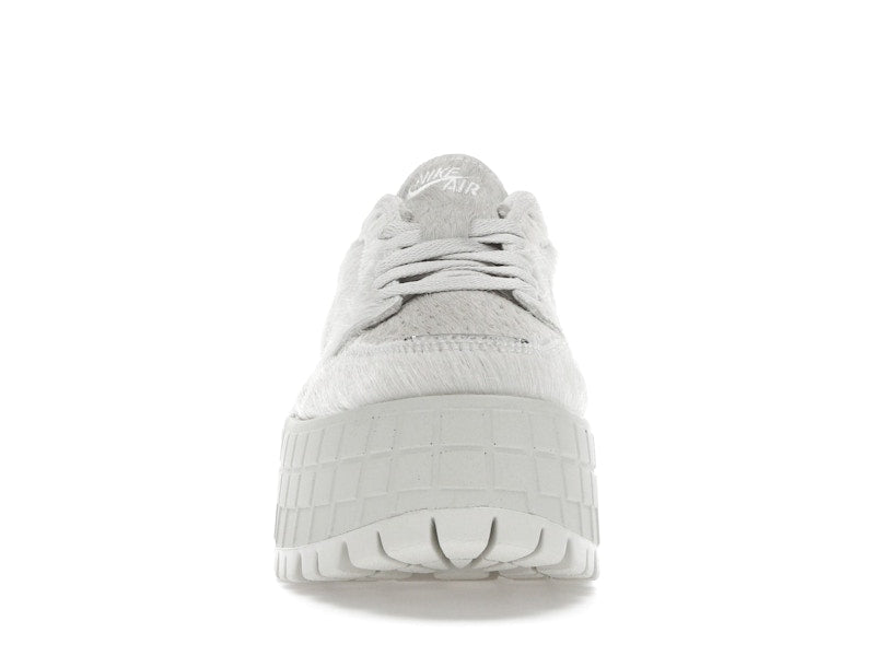 Jordan 1 Low Brooklyn Light Bone Metallic Silver (Women's)