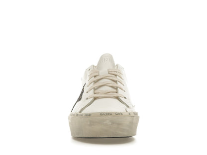 Golden Goose Hi Star White Glitter Gold (Women's)