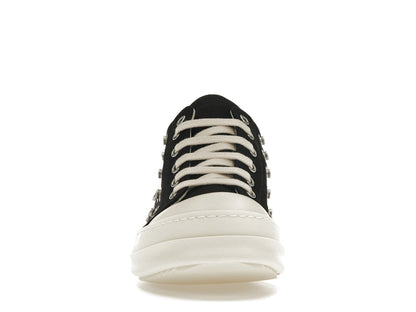Rick Owens DRKSHDW Low Sneaks Eyelet Black Milk