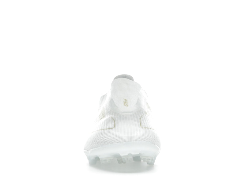 adidas F50 League Laceless Firm/Multi-Ground Cloud White Gold Metallic