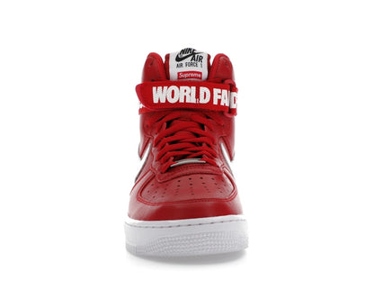 Nike Air Force 1 High Supreme World Famous Red