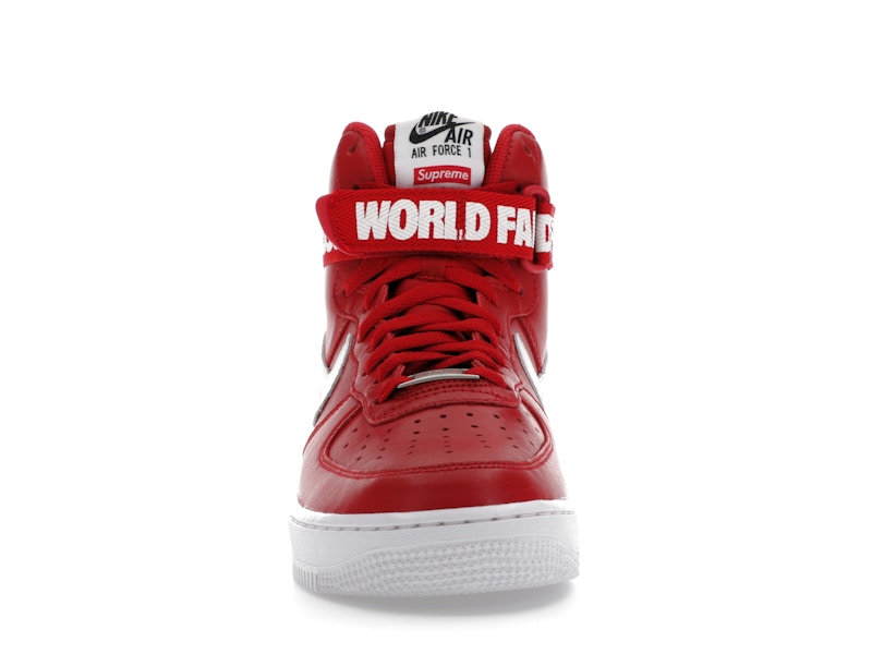 Nike Air Force 1 High Supreme World Famous Red