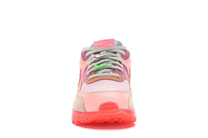 Nike Air Max 90 PRM Platinum Crimson/Bright Purple (Women's)