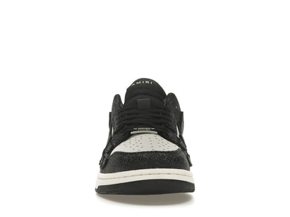 AMIRI Skel Top Low Shimmer Black White