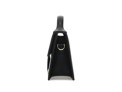 Jacquemus Le Grand Bambino Crossbody Strap Handbag Black