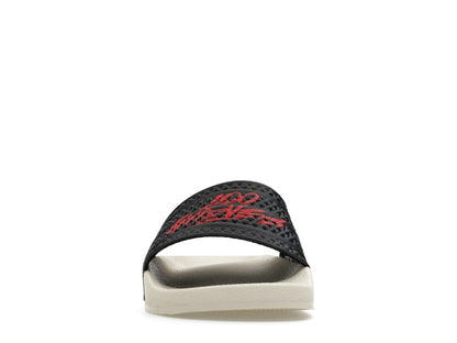adidas Adilette Slides 100 Thieves Black Red