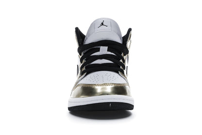 Jordan 1 Mid Metallic Gold Black White (PS)