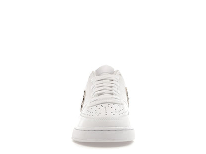 Nike Court Vision Low Leopard Swoosh White (Women's)