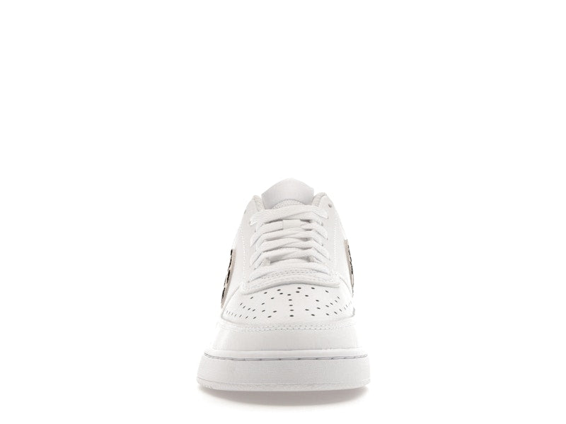 Nike Court Vision Low Leopard Swoosh White (Women's)