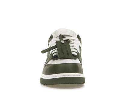 OFF-WHITE Out Of Office OOO Low Tops White Khaki