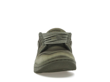 Jordan 1 Low Method of Make Satin Medium Olive (Women's)