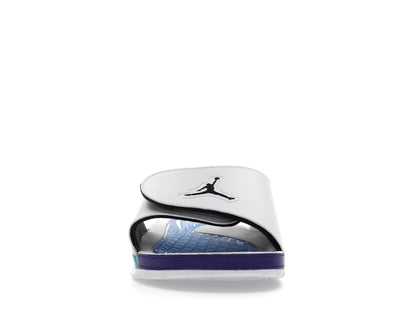 Jordan Hydro 5 Retro Slide White New Emerald Grape Ice Black