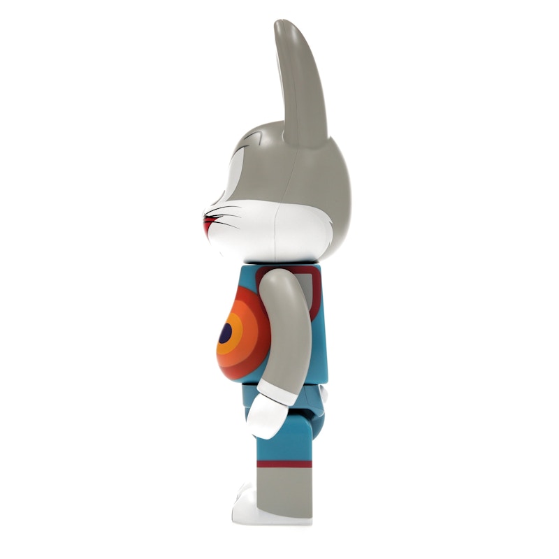 Bearbrick x Space Jam: A New Legacy Rabbrick Bugs Bunny 100% & 400% Set Grey