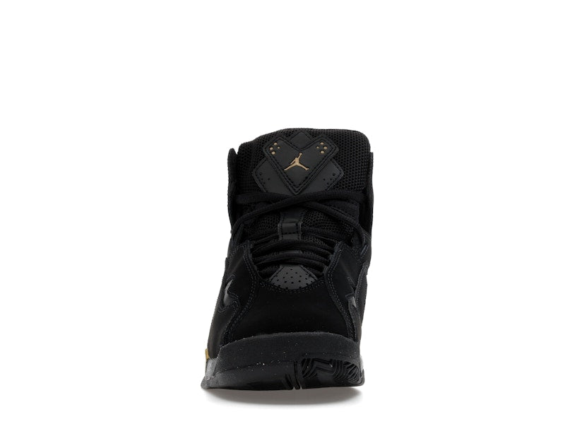 Jordan True Flight Black Metallic Gold White (GS)