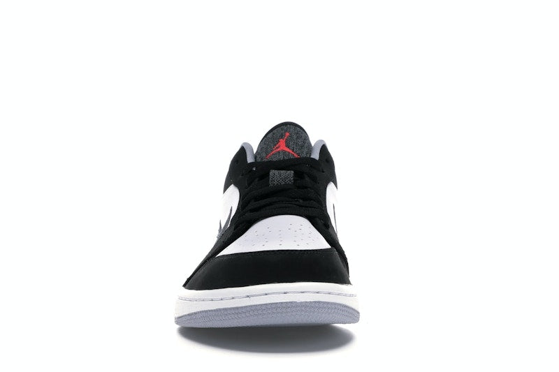 Jordan 1 Low Black White Wolf Grey Infrared 23