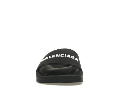 Balenciaga Pool Slide Black White (Women's)