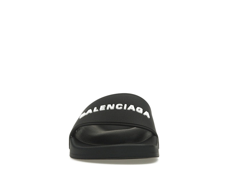Balenciaga Pool Slide Black White (Women's)