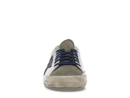 Golden Goose Super-Star Suede Toe White Taupe Royal Blue Black