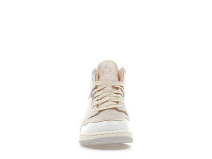 Jordan 1 Mid SE Craft Inside Out White Grey (GS)