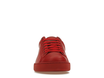 Gucci Ace Perforated Interlocking G Red