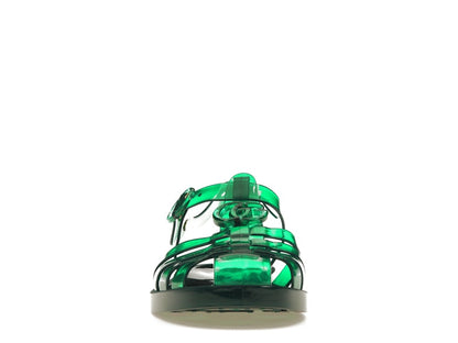 Gucci Double GG Sandal Green Black