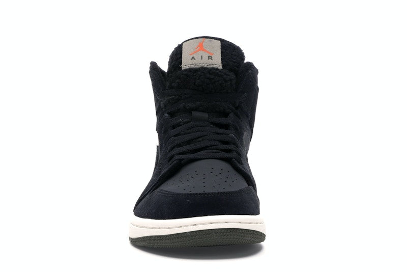 Jordan 1 Mid Black Olive Canvas