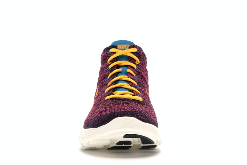 Nike Lunar Flyknit Chukka Grand Purple Laser Orange